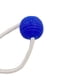 thumbnail image 3 of Juguete azul para mascotas, pelota de goma con ventosa, cuerda para masticar, pelota interactiva, cuerda de entrenamiento para cachorros para limpiar los dientes., 3 of 5