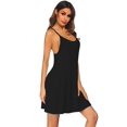 thumbnail image 4 of Ekouaer Nightgowns for Women Sleeveless Womens Nightgown Chemise Night Lingerie Dress, 4 of 6