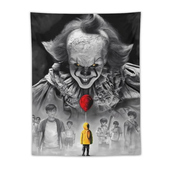 Pennywise Tapestry Wall Hanging, Elegant Wall Hanging Tapestries Wall Art for Bedroom Decor, Outdoor, Parties 30"x40"