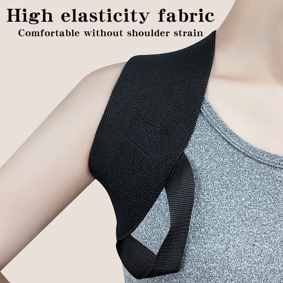 Shipiny Posture Correction Strap for Adults and Kids, Adjustable Back Shoulder Support Belt, Upper Back Posture Corrector for Improving Sitting, Standing and Daily Posture, C