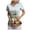 Sky Blue, variant on UngA Womens Easter Tshirt Happy Easter Sequin Bunny Shirt Cute Rabbit Graphic Tee Tops Funny Easter Gift Short Sleeve Easter Shirts Women (Navy,S)