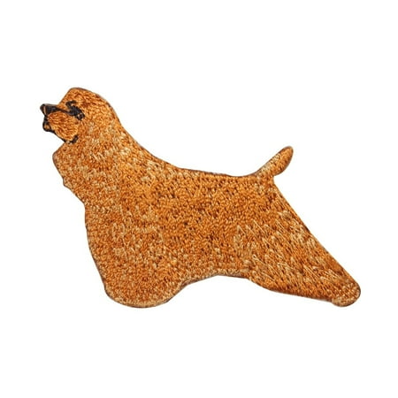 Spaniel Needlepoint - ID 2806 Long Haired Spaniel Patch Dog Puppy Pet Embroidered Iron On Applique