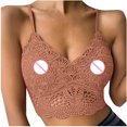 thumbnail image 3 of Penkiiy Women Lingerie Women's Lace Beauty Back Tube Top Wrap Chest Sexy Bottoming Vest Hollow Bra Coffee Bras, 3 of 4