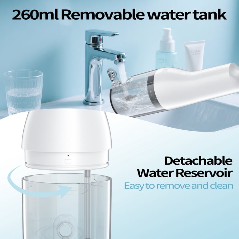 OasiSmile Water Flosser Cordless Rechargeable, 260ml photo 4