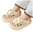 thumbnail image 5 of BOBOGOJP Comfortable Sandals for Girls in Summer with Soft Sole and Durable Properties Girls Sandals 2025 White for Size 1.5, 5 of 7