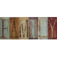 thumbnail image 2 of Pinto, Patricia 14x8 White Modern Wood Framed Museum Art Print Titled - FAMILY, 2 of 4