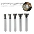 thumbnail image 2 of 5pcs Keyhole Router Powerful Keyhole Router Bit Set Steel T-Slot Router Bits for Woodworking, 2 of 10