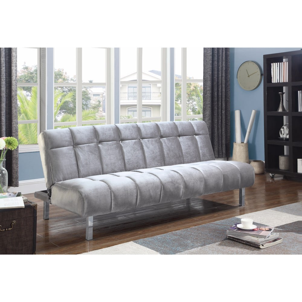 Trendy Modern Sofa Bed, Silver