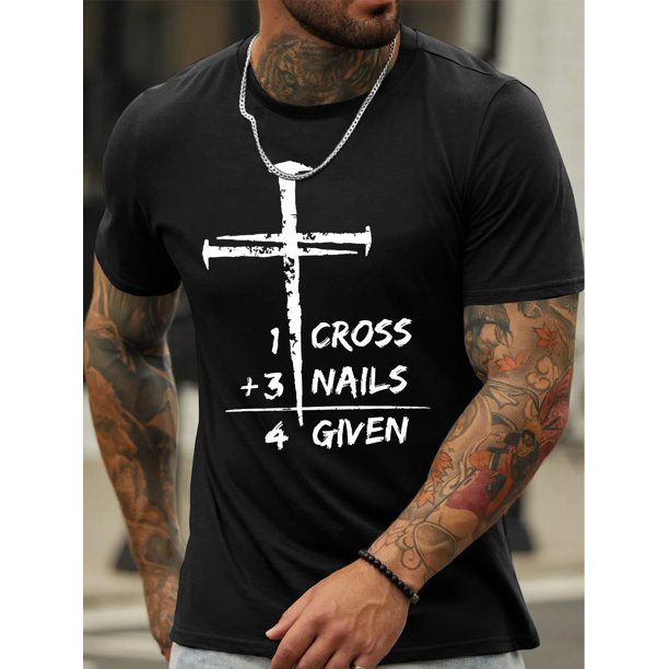 Camiseta informal de manga corta con cuello redondo y estampado de letras para hombre, ideal para verano, transpirable, elástica y con gráficos.
