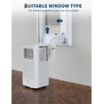 thumbnail image 4 of Qinaqin Stay Cool & Cómodo 8000 BTU Portátil Air Conditioner 3-in-1 Function con de Profundidadhumidifier Fan Cools Up to 350 Sq Ft Remote Control Auto Oscillating, 4 of 7