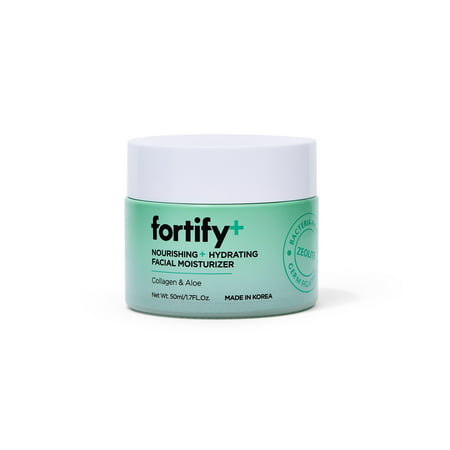 Fortify+ Natural Bacteria Fighting Skincare - Facial Moisturizing Day Cream - Hydrates & Revitalizes Skin | Protects & Moisturizes | Clean Beauty | Made in Korea - 50ML