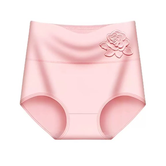 MVRLSH Womens Underwear Panties for Hip No Show Ladies Bikini Lightweight Lingerie Briefs Cool Breathable Panties with Full-Coverage