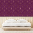thumbnail image 3 of Ambesonne Art Deco Peel & Stick Wallpaper for Home, Plum Tone Classic Scales, 13"x100", Plum and Sand Brown, 3 of 5