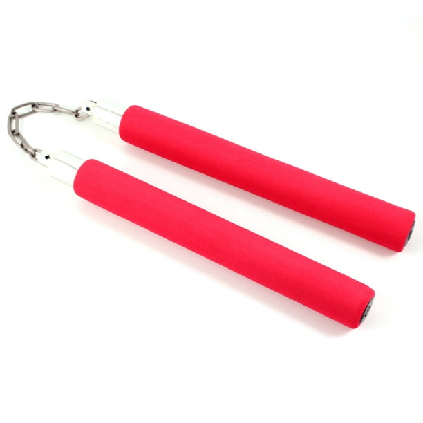 Children Kids Foam Padded Training Nunchucks Nunchaku Red Walmart Com Walmart Com
