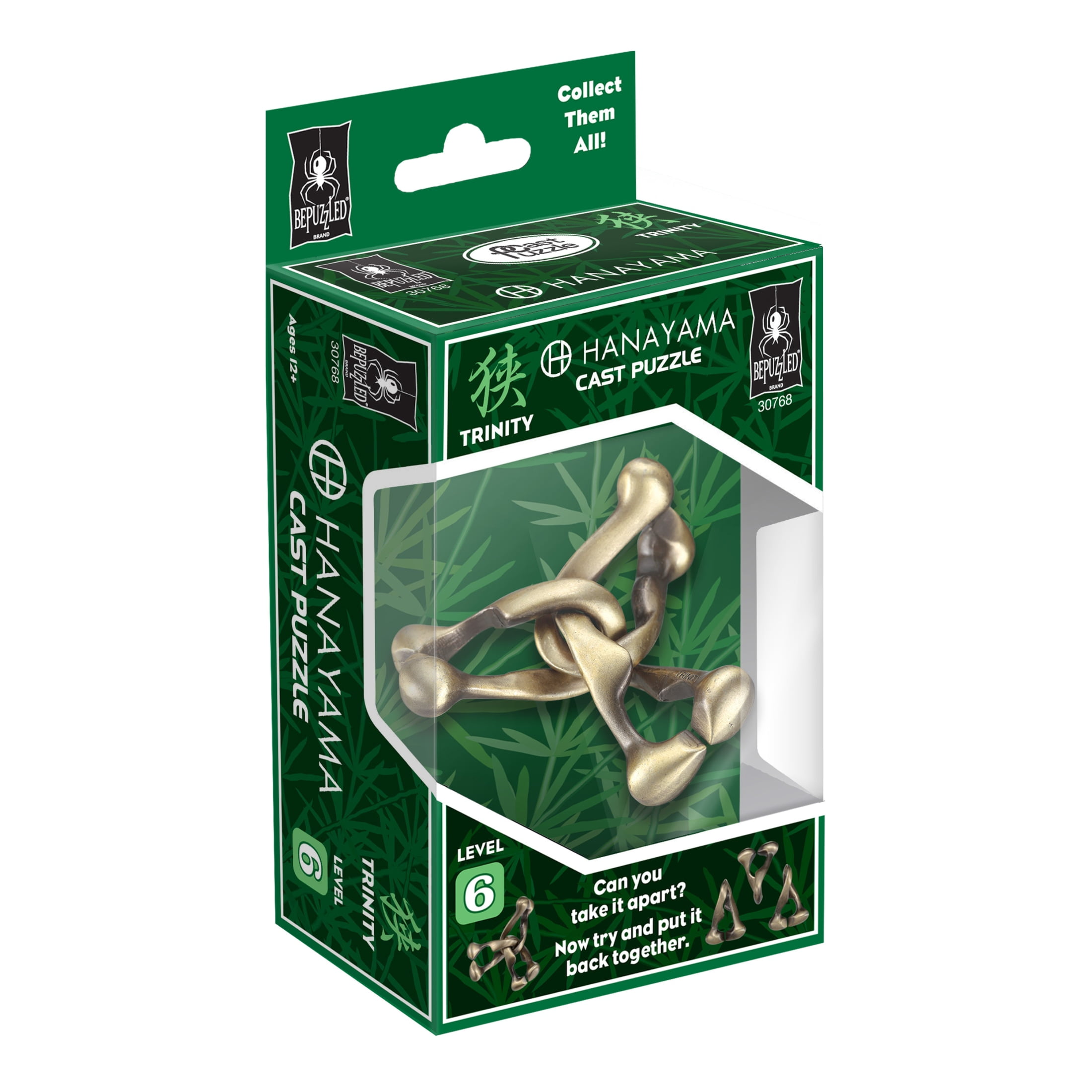 BePuzzled | Quartet Hanayama Cast Metal Brainteaser Puzzle Mensa