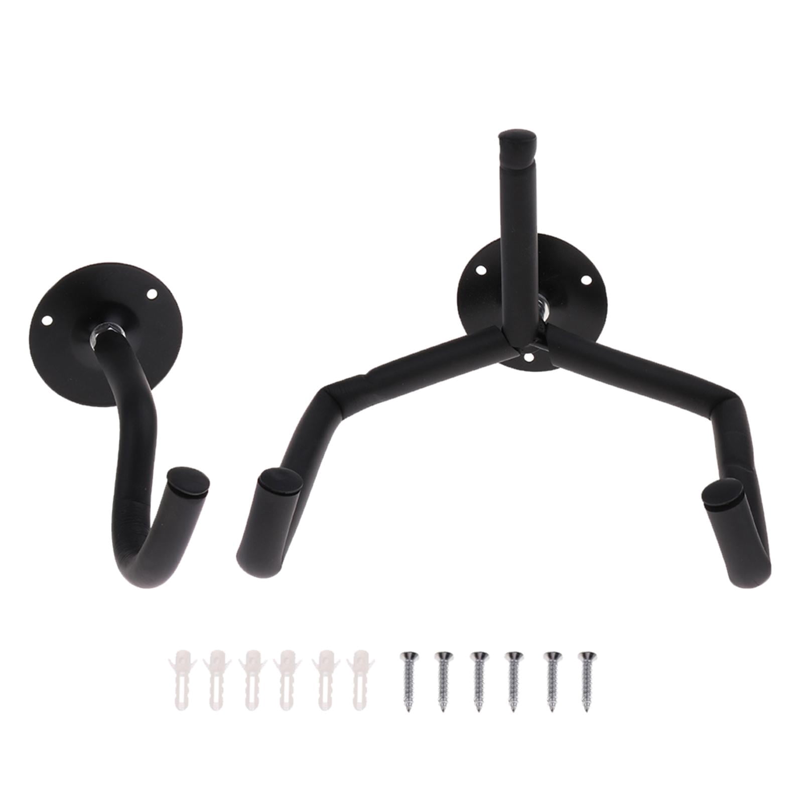 LeeQinersw 3Pcs Guitar Wall Hanger Hook Bracket Holder Stand Rack Acoustic Music Access