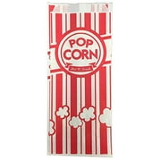 URPARTY Paper Popcorn Bags 2 oz Red  White 50 Piece