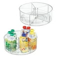 thumbnail image 4 of iDesign, 11.5" Round Lazy Susan Clear Plastic Divided Turntable, 4 of 7