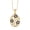 Yellow, variant on 925 Silver Gold Vermeil Filigree Floral Natural Round Labradorite Teardrop Women Valentines Day Gifts Necklace
