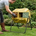 thumbnail image 6 of Werph Updated 43-Gallon Dual-Chamber Compost Bin, Fast Assembly Outdoor Composter Tumbler, Rotating Batch Composter Bin with Gloves for Garden, Kitchen, and Yard,, 6 of 7