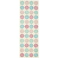thumbnail image 5 of SAFAVIEH Soho Daisy Geometric Wool Area Rug, Ivory/Multi, 5' x 8', 5 of 9
