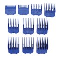 thumbnail image 3 of Cabello 10pcs Combres para el Cabello Guías de combustible Azul Guías de Peines Profesionales para Barbero Recortador, 3 of 7