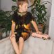 thumbnail image 4 of Fotbe Cool Black Eagle Pijama Estampada de 2 Piezas para Niños – Ropa de Dormir de Manga Corta Cómoda para Niños y Niñas, Camiseta y Shorts de Algodón-4X-Large, 4 of 6