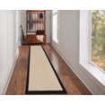 thumbnail image 3 of Athena Natural Wool & Black PU 2'6" x 12' Runner, 3 of 4