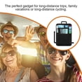 thumbnail image 3 of Vehicle Storage Bag Polyester Pouch Organizer Trunk Hangable Interior Rear Seat Decoration Sorting Container Large Capacity, 3 of 7