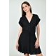 thumbnail image 4 of Vestido camisero con cintura elastica Roman Fashion /Juvenil, 24703 (Negro) negro CH, 4 of 4