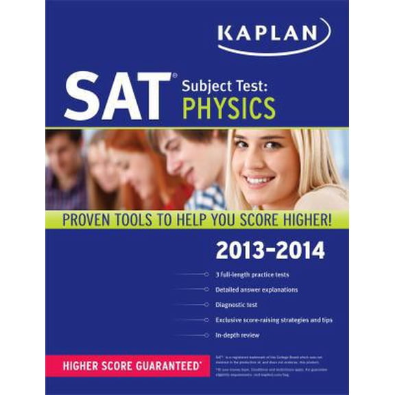 Pre-Owned Kaplan SAT Subject Test: Physics 2013-2014 (Kaplan Test Prep) (Paperback) 1609786017 9781609786014