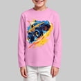 thumbnail image 2 of RFQWOVSR Boys' Long Sleeve T-Shirt with Racing Print for Casual Fall Wear, 2 of 4