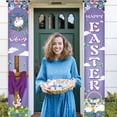 thumbnail image 6 of Easter Couplets Porch Wall Decorations - Hanging Flags Holiday Parties Party Props for Door Wall Decor, 6 of 8