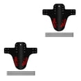 thumbnail image 3 of Yuarrent Guardabarros de neumáticos Guardabarros de carbono resistente al desgaste Accesorios de protección de montaña delantera Ciclismo Piñón fijo Rojo 2piezas Yuarrent CBP000034, 3 of 5
