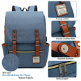 thumbnail image 4 of Mochila para ordenador portátil antirrobo de baile Sexy para mujer y hombre, mochila para ordenador, mochila para el día, mochila escolar con puerto de carga USB, 4 of 5
