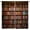 Bookshelf-1, variant on Bookshelf Curtains Vintage Library with Books Window Treatments for Kids Bedroom Wooden Wooden Antique Bookcase Drapes Sets 84x84 Inch