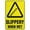 Warning Sign 1, variant on Caution Stay Back 10 Feet Until Gate Opens Warning Sign - 8"x12" Gate Security Metal Sign, Gate Safety Decor for Home Business Outdoor Indoor Yard Garage Street
