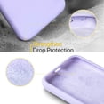 thumbnail image 2 of Liquid Silicone Case Compatible with iPhone 11 6.1 inch(2019), Gel Rubber Full Body Protection Shockproof Cover Case Drop Protection Case (Light Purple), 2 of 5
