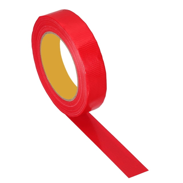 Uxcell Ruban Adhésif, Ruban Adhésif Étanche Sans Résidu Non Réfléchissant Facile à Déchirer Rouge 50000 mm 0.98 Po