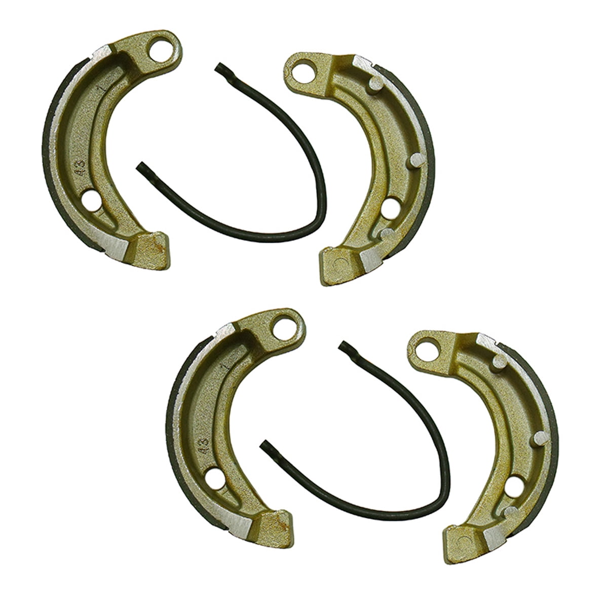 Caltric Front Brake Shoes Compatible with Polaris Outlaw 50 90 2007-2016 