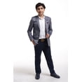 thumbnail image 1 of Elie Balleh Navy Printed Velvet Boy's Blazers Sports Coat Jacket, 1 of 1