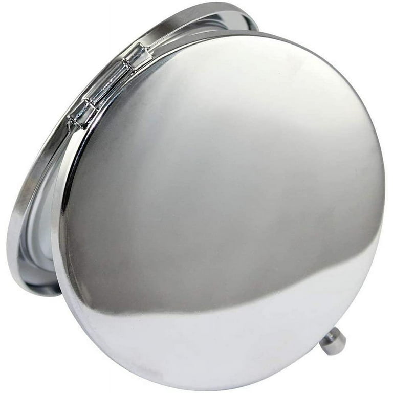 Magnifying Compact Mirror for Purses ,Folding Mini Pocket Double