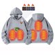 thumbnail image 1 of Sudadera con capucha y calefacción de invierno para niños y niñas con control de temperatura y calefacción., 1 of 9