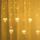 thumbnail image 4 of Luces LED de hadas en forma de corazón decoración navideña para Tmvgtek el Día de San Valentín bodas y fiestas cordón de lámpara para interiores y exteriores, 4 of 9