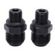 thumbnail image 3 of Transmission Oil Cooler Adapter, Oil Cooler Fitting Aluminium Alloy Sturdy Rustproof High Accuracy 8ANx1/4NPS 1 Pair For Car Accessories, 3 of 8