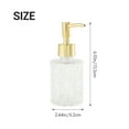 thumbnail image 6 of Multipurpose Glass Soap Pump Dispenser for Kitchen Bathroom (Gold), 6 of 7