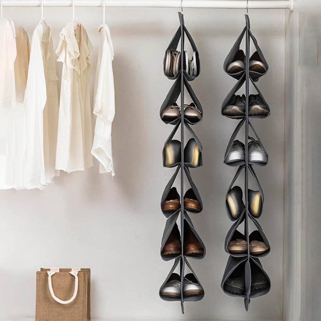 Over the Door Shoe Storage Rack Household Holder 12 Pocket