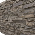thumbnail image 3 of Ekena Millwork Lightweight Canyon Ridge Stacked Faux Stone Siding Panel, Cascade River, 4.7 lb, 3 of 9