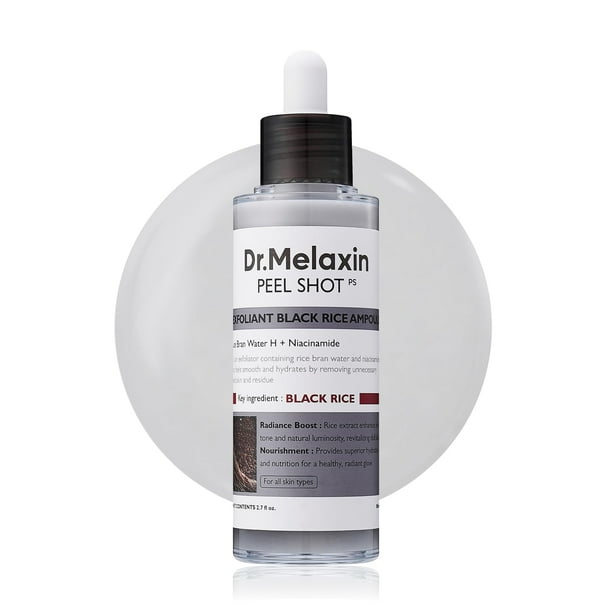 Ampolla exfoliante Dr. Melaxin Peel Shot Glow Black Rice 80 ml