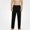 Black, variant on WAVSUF Men's Thermal Pants Breathable Elastic Waist Skinny Fit Fall Comfort Home Pants Gray XL